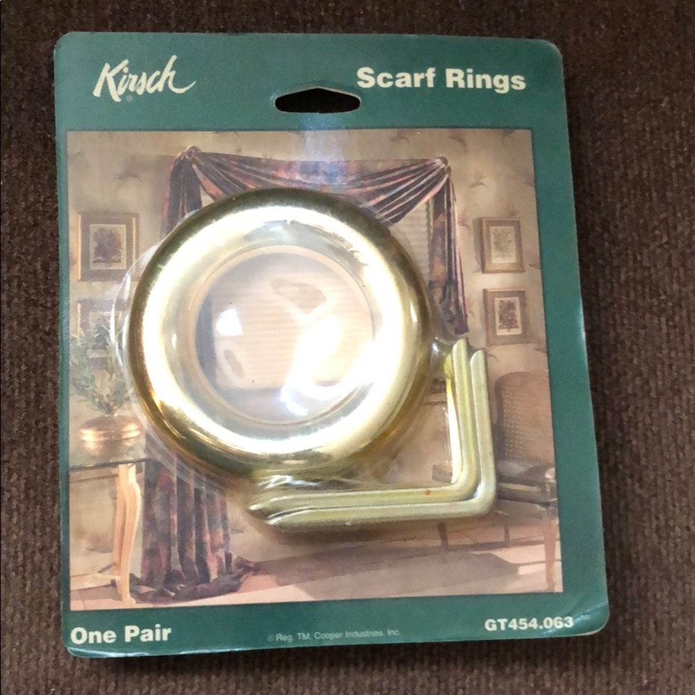 Kirsch Scarf Curtain Ring Set